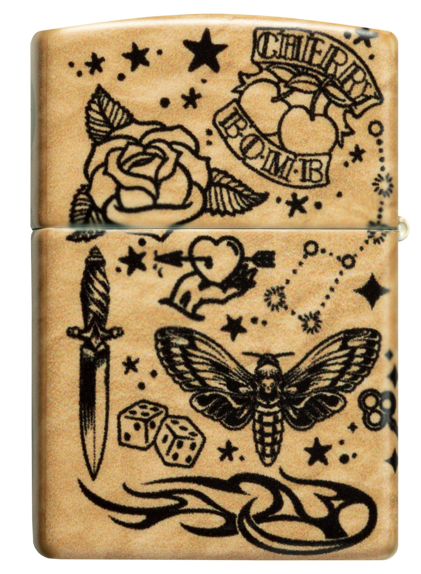 Zippo Flash Tattoo 540 Matte Windproof Lighter