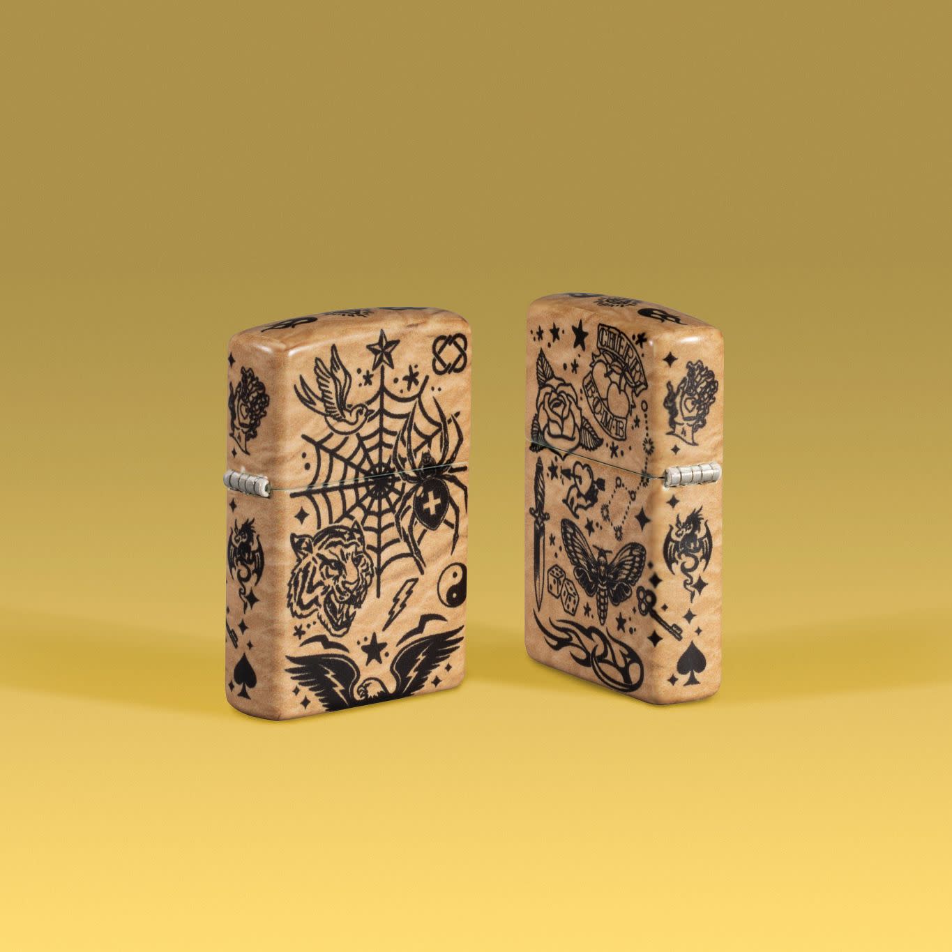 Zippo Flash Tattoo 540 Matte Windproof Lighter