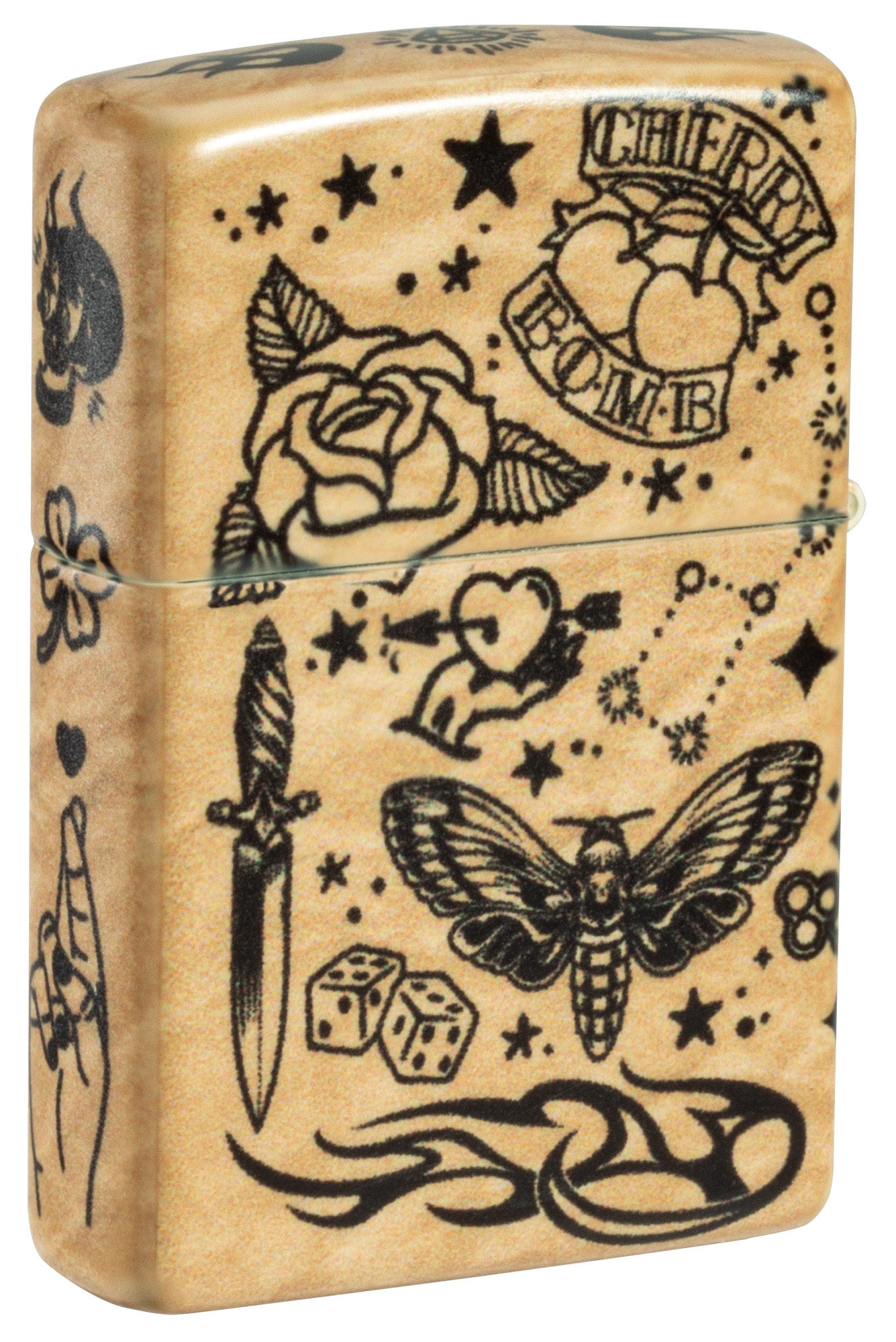 Zippo Flash Tattoo 540 Matte Windproof Lighter