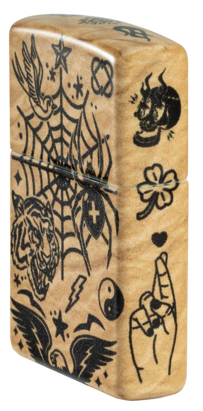 Zippo Flash Tattoo 540 Matte Windproof Lighter