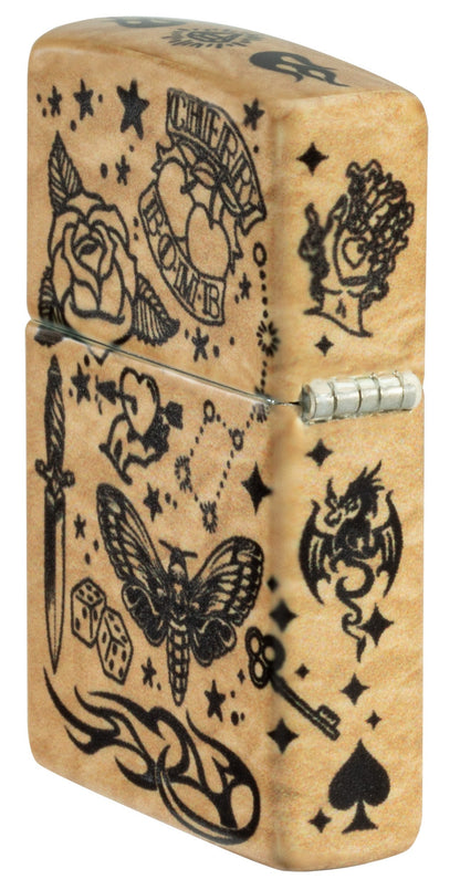 Zippo Flash Tattoo 540 Matte Windproof Lighter