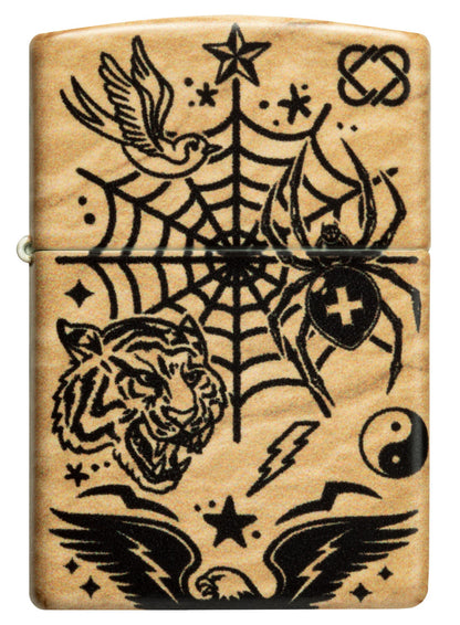 Zippo Flash Tattoo 540 Matte Windproof Lighter