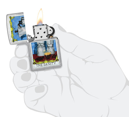 Zippo Coffee Sanity Street Chrome Windproof Lighter