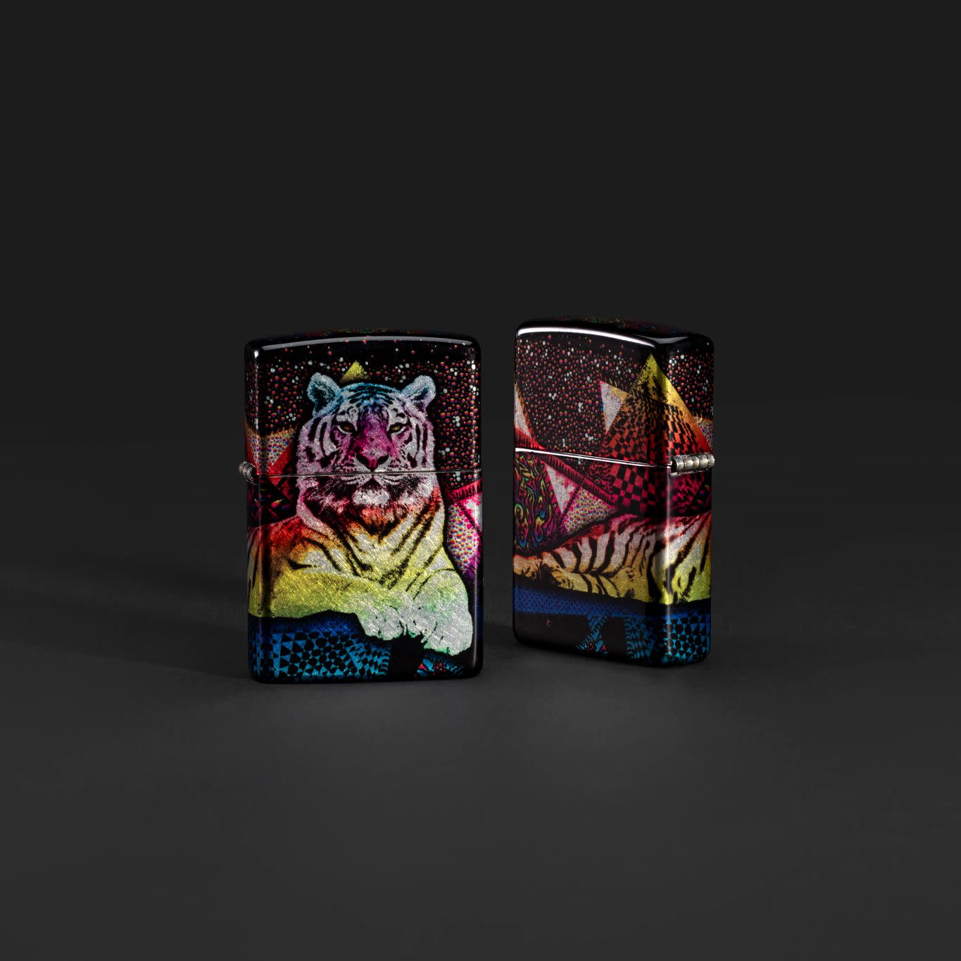 Zippo Mystic Tiger Design 540 Fusion Windproof Lighter