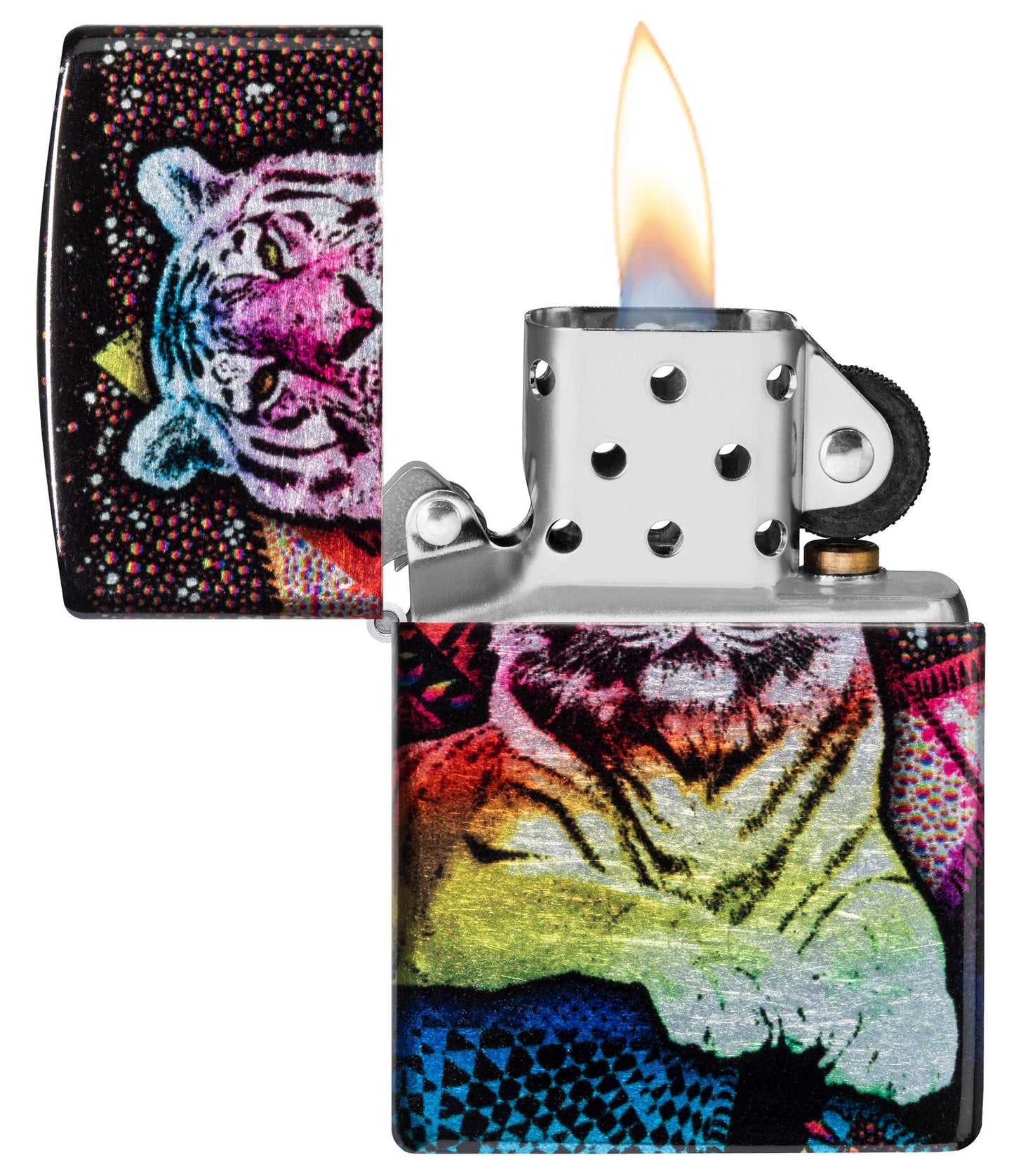 Zippo Mystic Tiger Design 540 Fusion Windproof Lighter