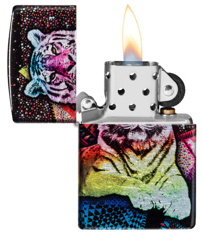 Zippo Mystic Tiger Design 540 Fusion Windproof Lighter