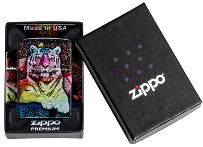 Zippo Mystic Tiger Design 540 Fusion Windproof Lighter