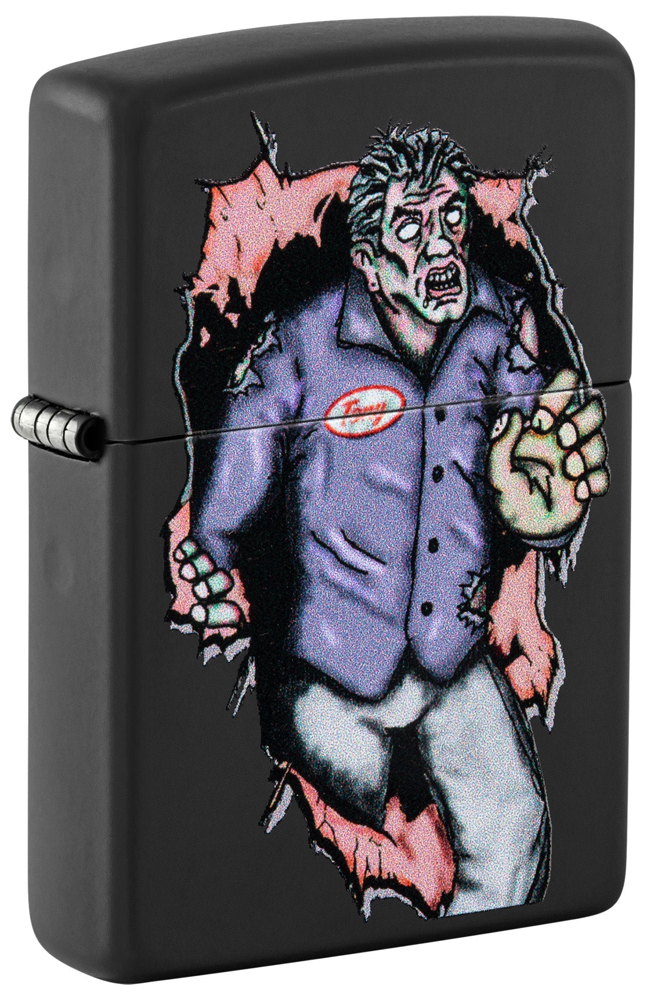 Zippo Zombie Escape Design Black Matte Windproof Lighter