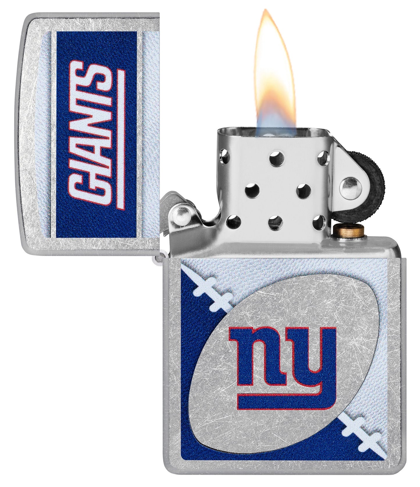 Zippo NFL New York Giants Chrome Logo Design Street Chrome Windproof Lighter