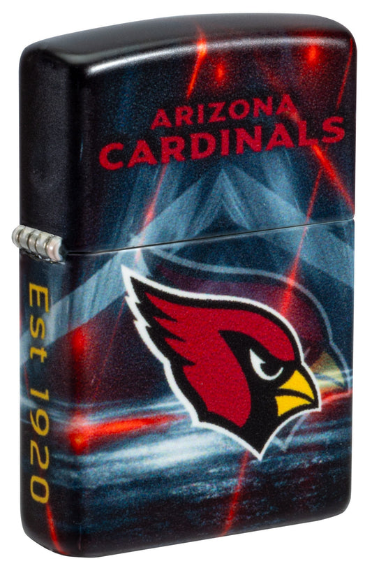 Zippo NFL Arizona Cardinals Team Spirit Design Black Matte Windproof Lighter