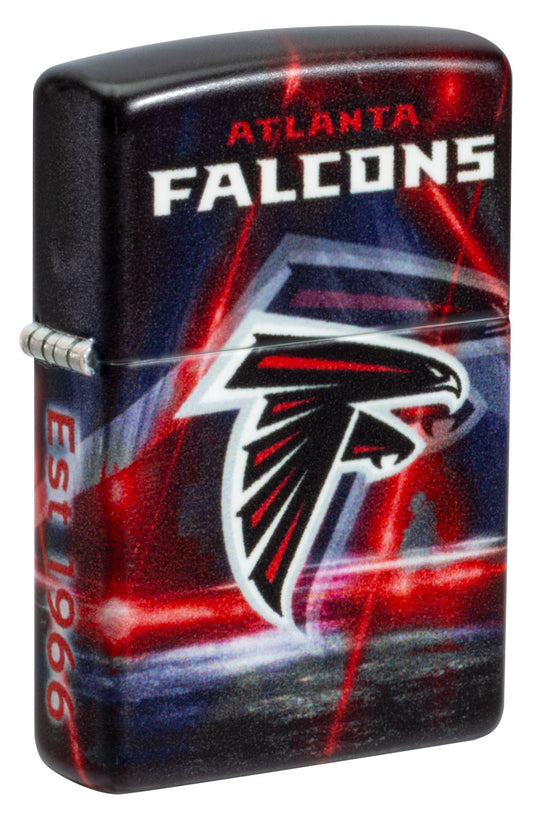 Zippo NFL Atlanta Falcons Team Spirit Design Black Matte Windproof Lighter