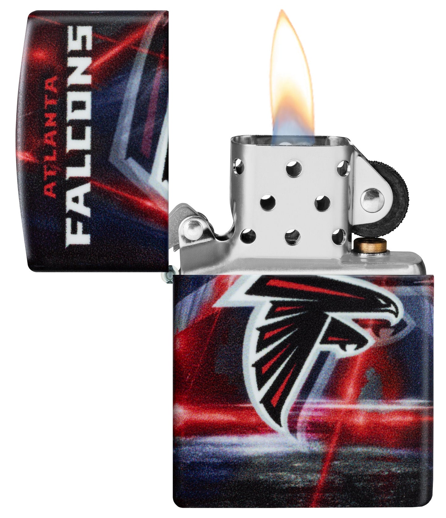 Zippo NFL Atlanta Falcons Team Spirit Design Black Matte Windproof Lighter