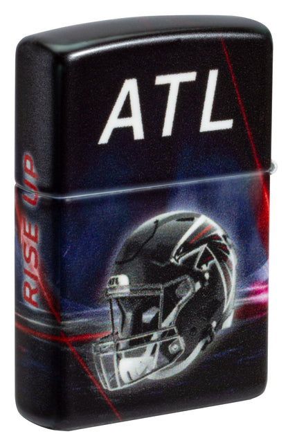 Zippo NFL Atlanta Falcons Team Spirit Design Black Matte Windproof Lighter