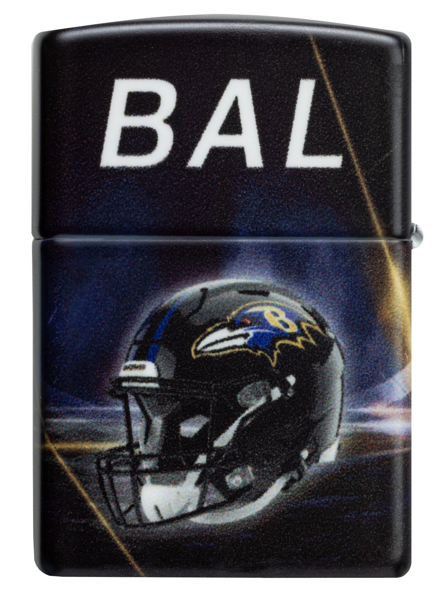 Zippo NFL Baltimore Ravens Team Spirit Design Black Matte Windproof Lighter