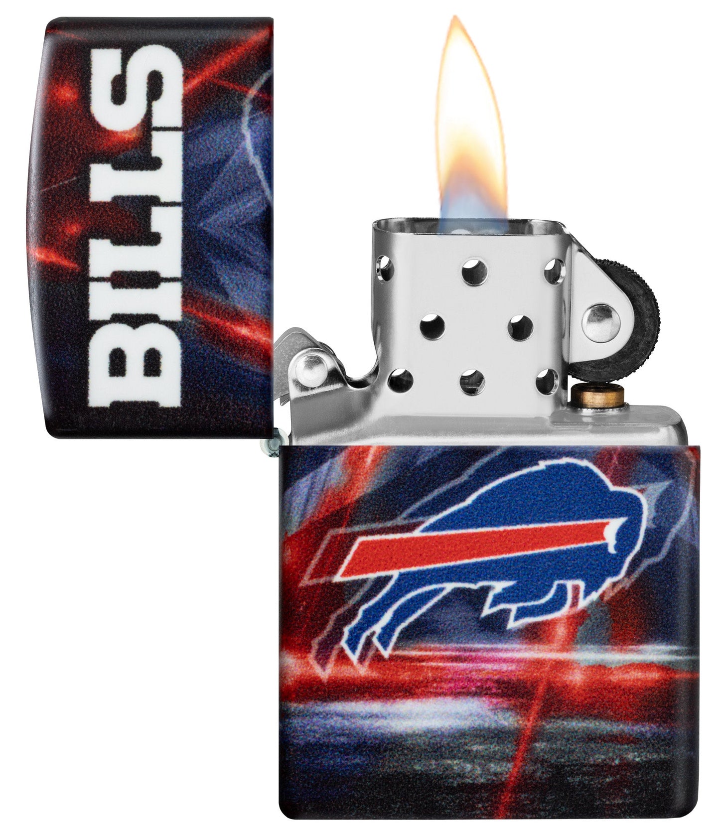 Zippo NFL Buffalo Bills Team Spirit Design Black Matte Windproof Lighter