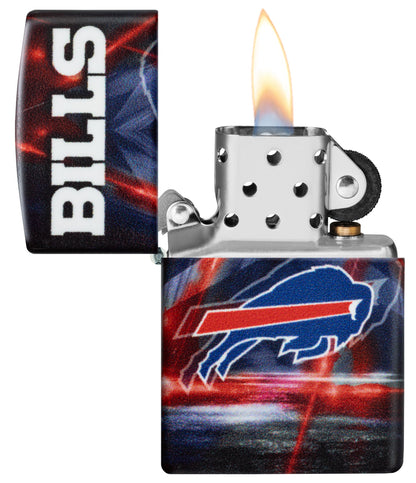 Zippo NFL Buffalo Bills Team Spirit Design Black Matte Windproof Lighter