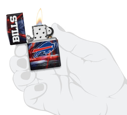 Zippo NFL Buffalo Bills Team Spirit Design Black Matte Windproof Lighter
