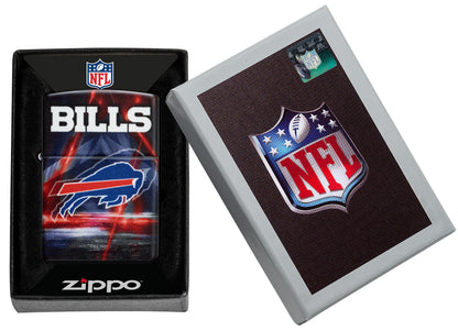 Zippo NFL Buffalo Bills Team Spirit Design Black Matte Windproof Lighter