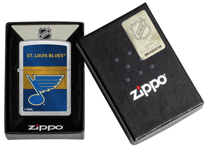 Zippo 2021 NHL® St. Louis Blues® Street Chrome™ Windproof Lighter