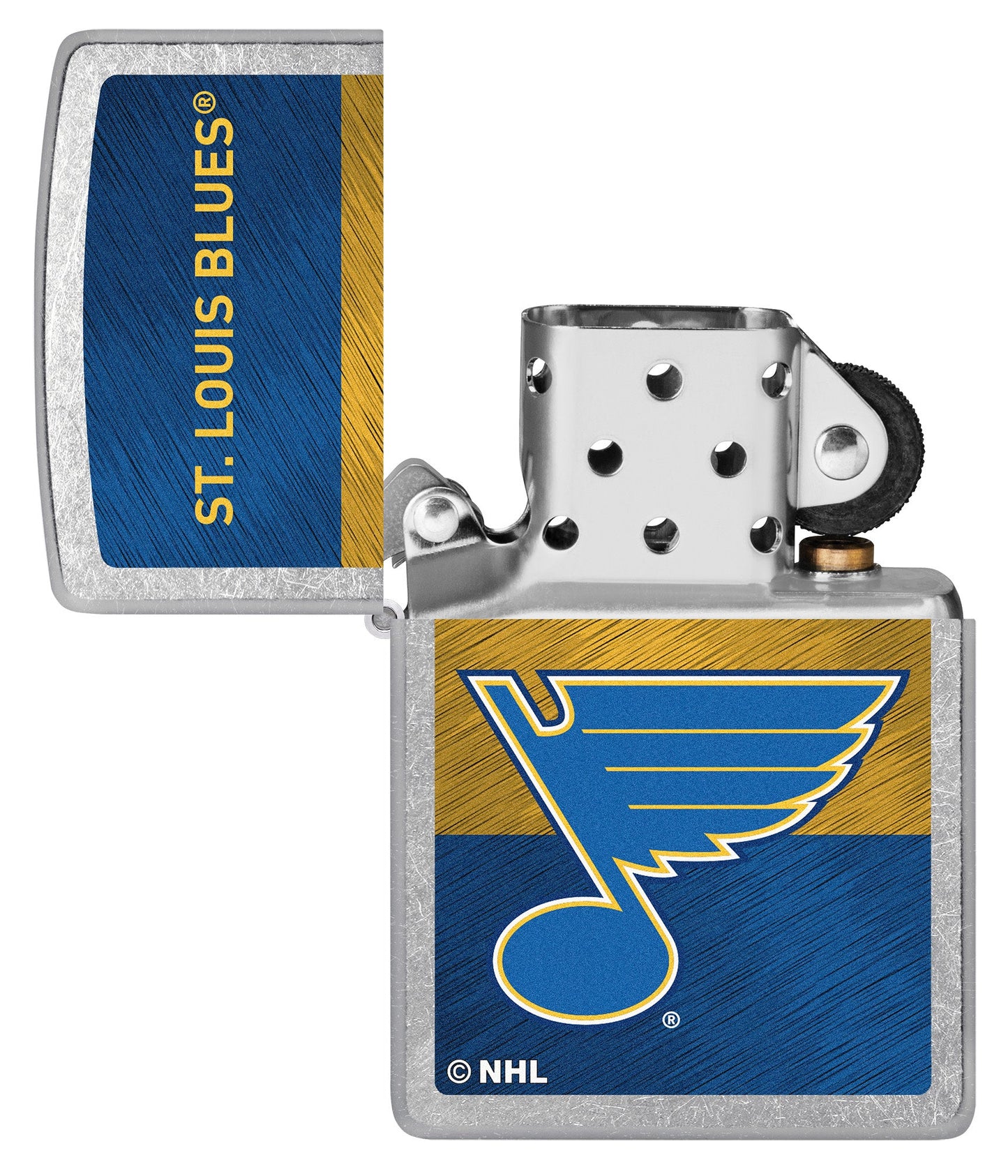 Zippo 2021 NHL® St. Louis Blues® Street Chrome™ Windproof Lighter