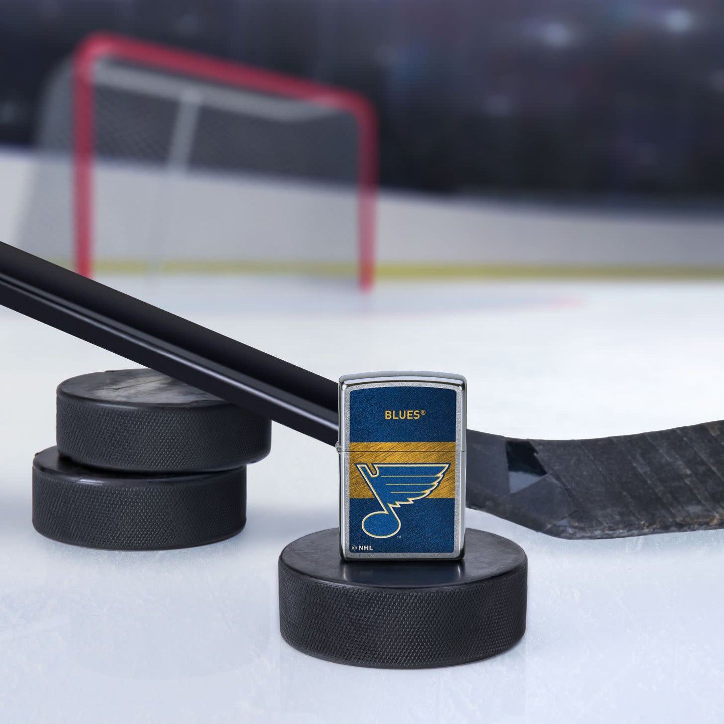 Zippo 2021 NHL® St. Louis Blues® Street Chrome™ Windproof Lighter