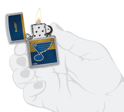 Zippo 2021 NHL® St. Louis Blues® Street Chrome™ Windproof Lighter