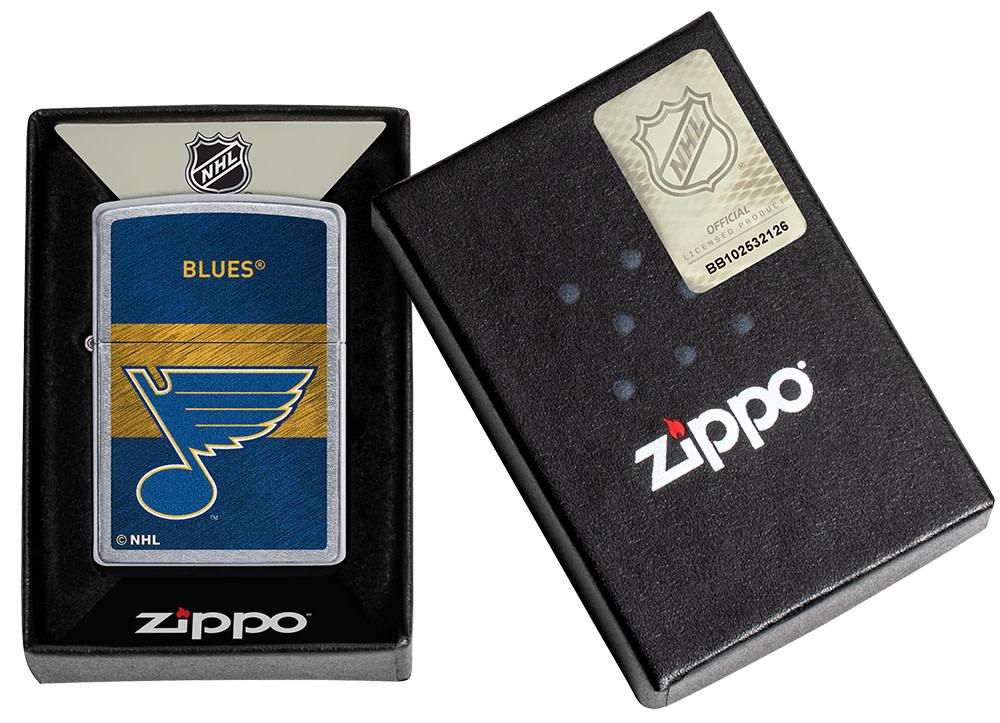 Zippo 2021 NHL® St. Louis Blues® Street Chrome™ Windproof Lighter