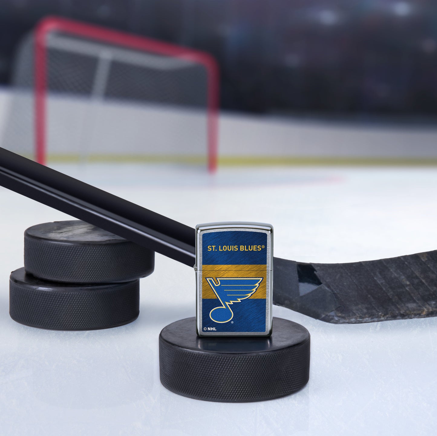 Zippo 2021 NHL® St. Louis Blues® Street Chrome™ Windproof Lighter