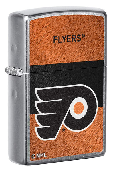 Zippo Philadelphia Flyers® Icon Design Street Chrome Windproof Lighter