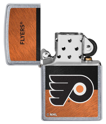 Zippo Philadelphia Flyers® Icon Design Street Chrome Windproof Lighter