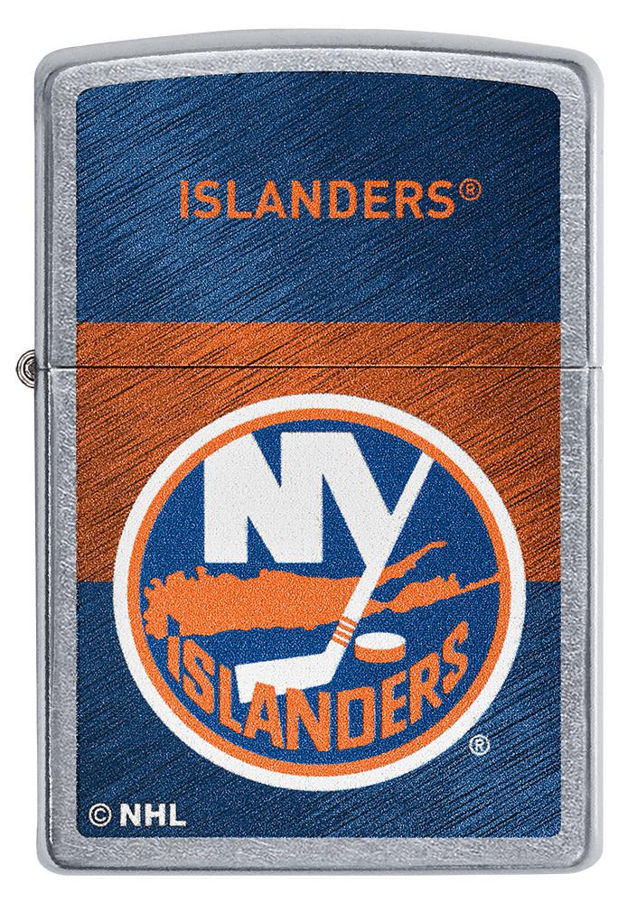 Zippo New York Islanders® Icon Design Street Chrome Windproof Lighter