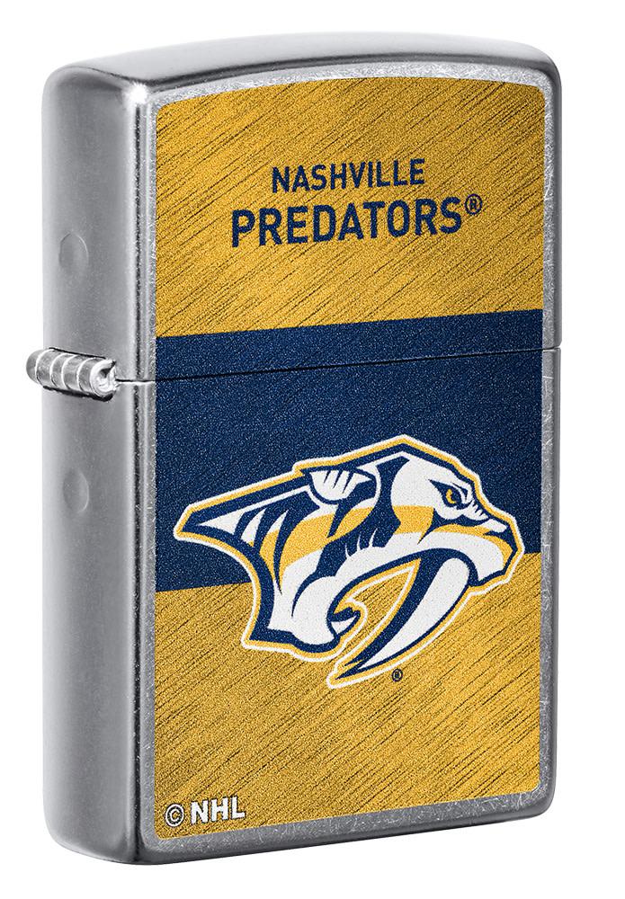 Zippo Nashville Predators® Icon Design Street Chrome Windproof Lighter