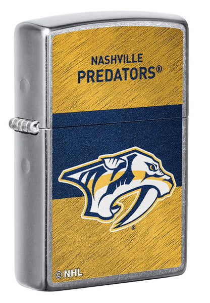 Zippo Nashville Predators® Icon Design Street Chrome Windproof Lighter