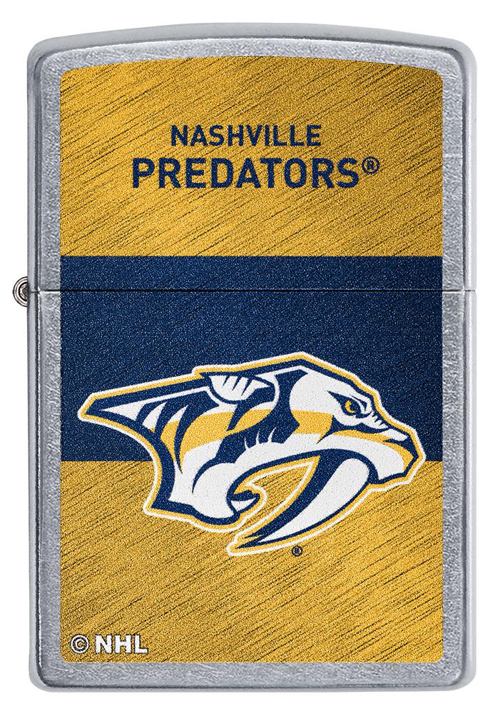 Zippo Nashville Predators® Icon Design Street Chrome Windproof Lighter