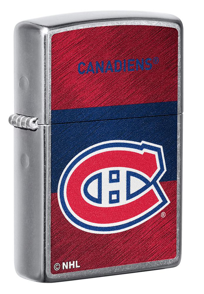 Zippo Montreal Canadiens® Icon Design Street Chrome Windproof Lighter
