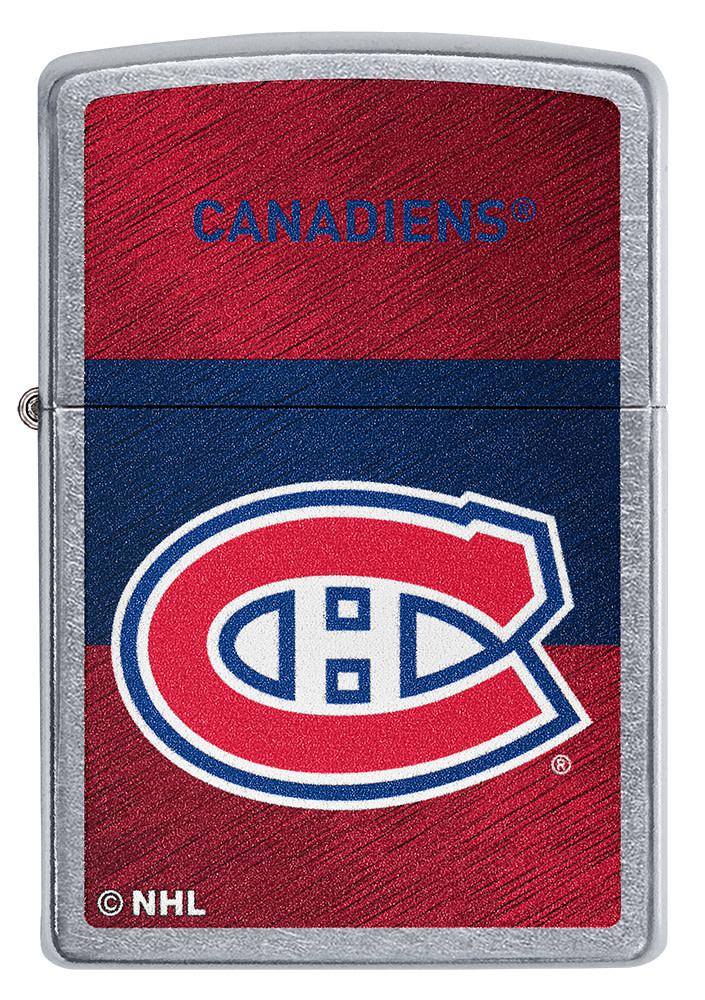Zippo Montreal Canadiens® Icon Design Street Chrome Windproof Lighter