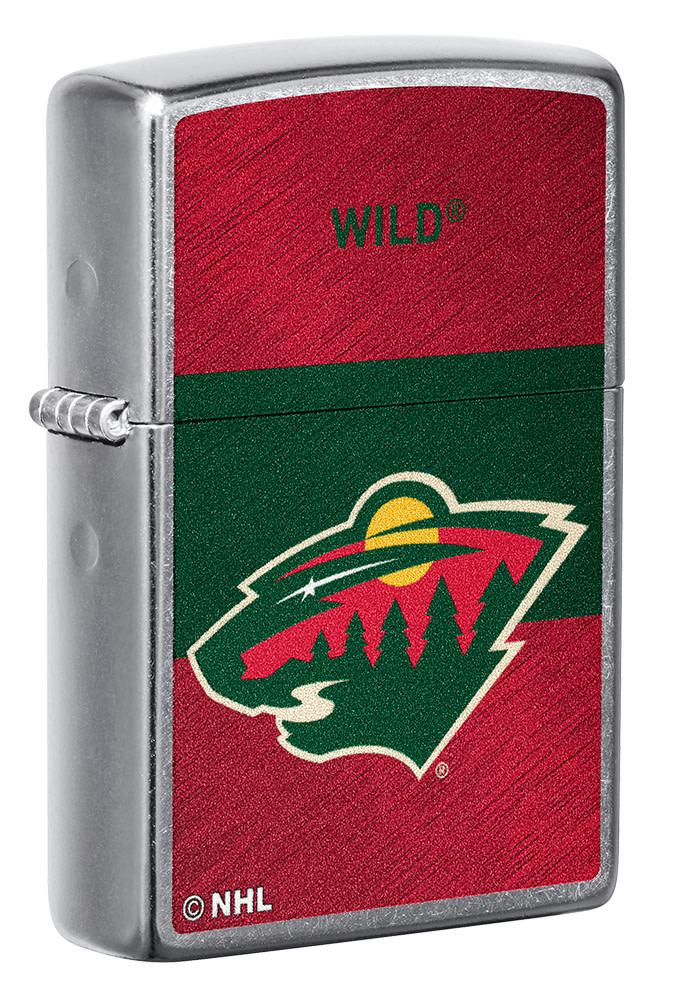 Zippo Minnesota Wild® Icon Design Street Chrome Windproof Lighter