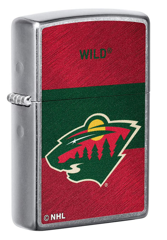 Zippo Minnesota Wild® Icon Design Street Chrome Windproof Lighter