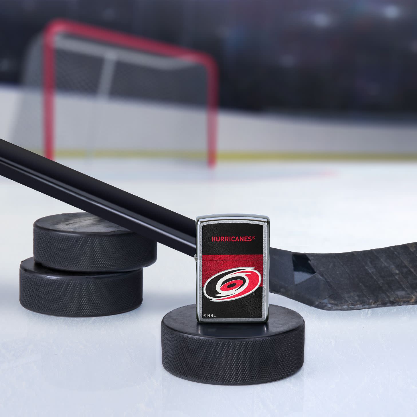 Zippo Carolina Hurricanes® Icon Design Street Chrome Windproof Lighter
