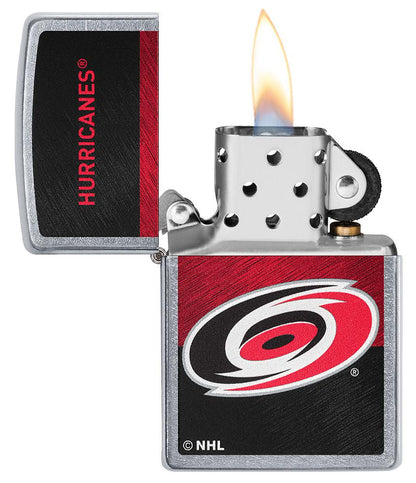 Zippo Carolina Hurricanes® Icon Design Street Chrome Windproof Lighter