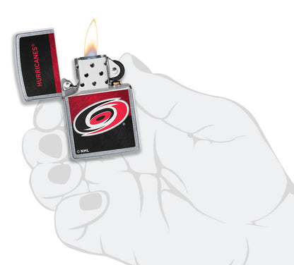 Zippo Carolina Hurricanes® Icon Design Street Chrome Windproof Lighter