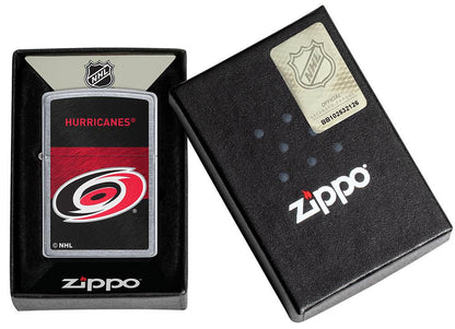 Zippo Carolina Hurricanes® Icon Design Street Chrome Windproof Lighter