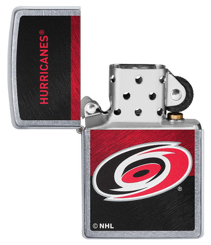Zippo Carolina Hurricanes® Icon Design Street Chrome Windproof Lighter