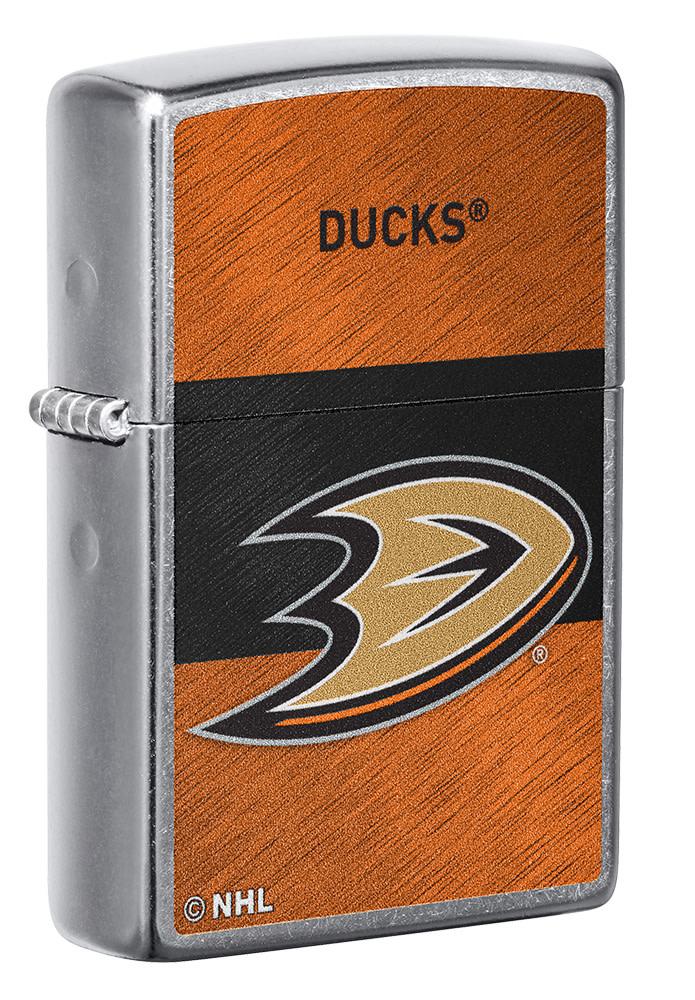 Zippo Anaheim Ducks® Icon Design Street Chrome Windproof Lighter