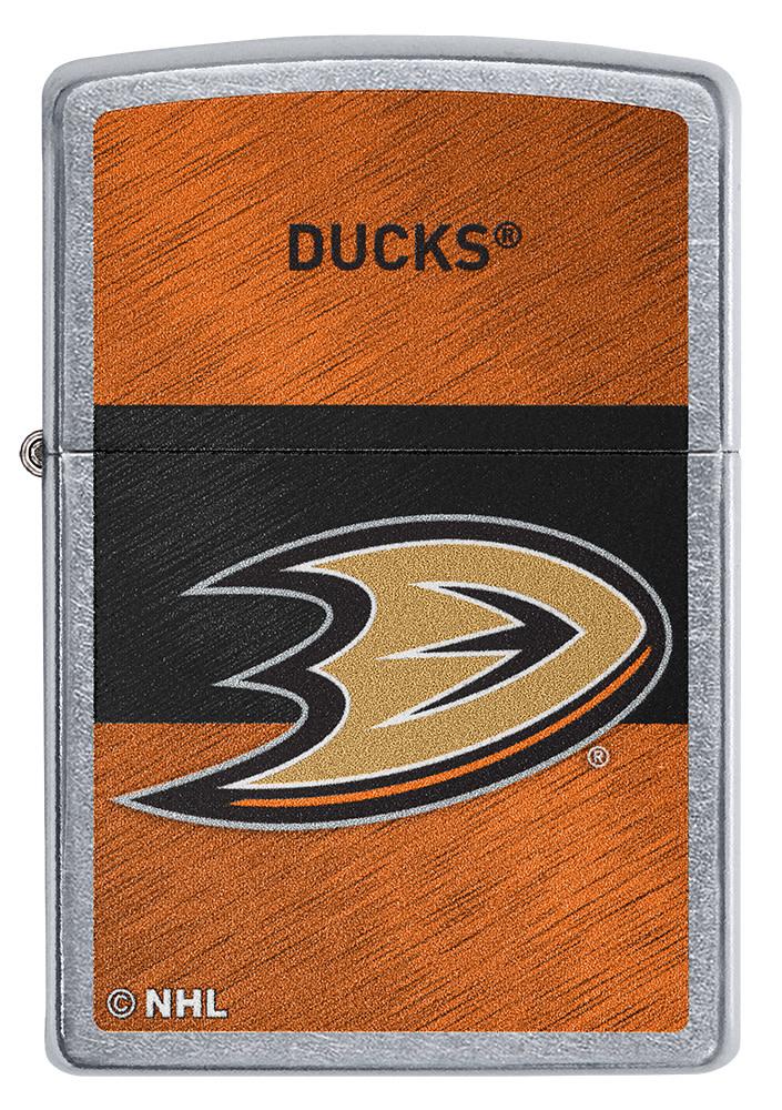 Zippo Anaheim Ducks® Icon Design Street Chrome Windproof Lighter