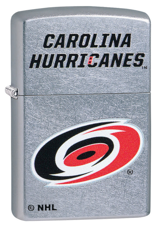 Zippo Carolina Hurricanes® Logo Design Street Chrome Windproof Lighter