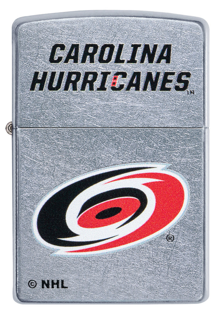 Zippo Carolina Hurricanes® Logo Design Street Chrome Windproof Lighter