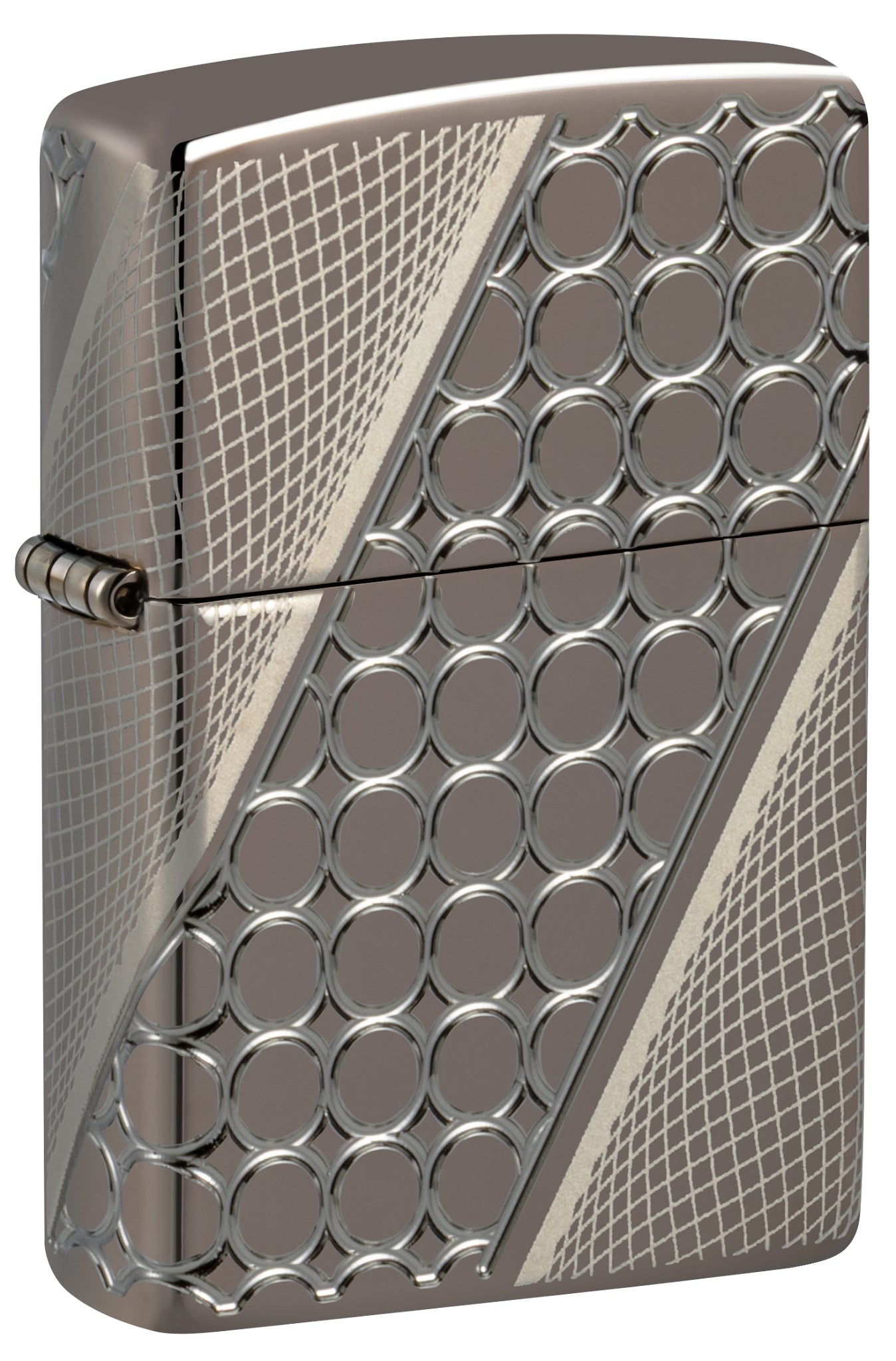 Zippo Deep Dots Design Armor® Black Ice® Windproof Lighter