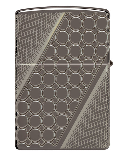 Zippo Deep Dots Design Armor® Black Ice® Windproof Lighter