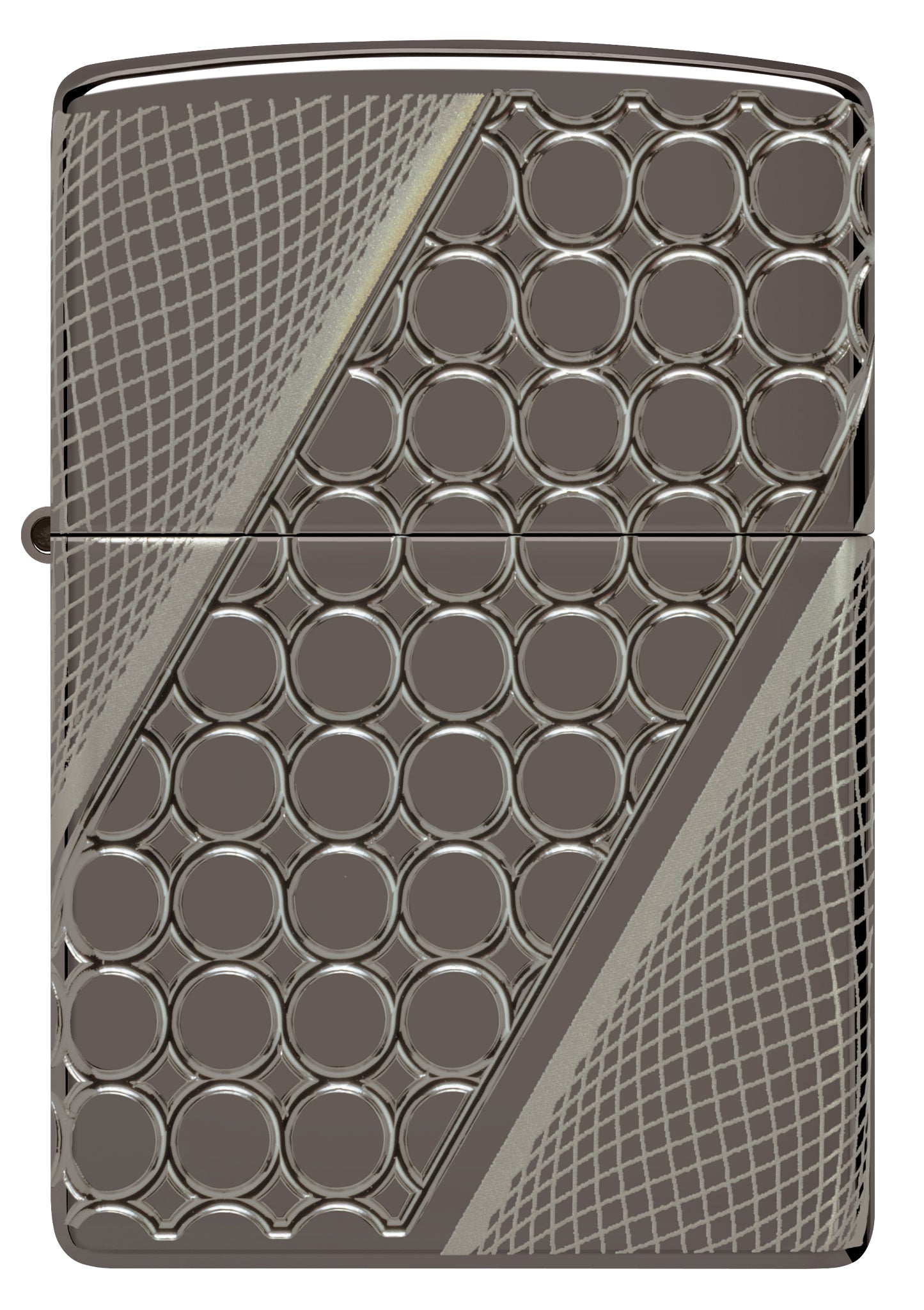 Zippo Deep Dots Design Armor® Black Ice® Windproof Lighter
